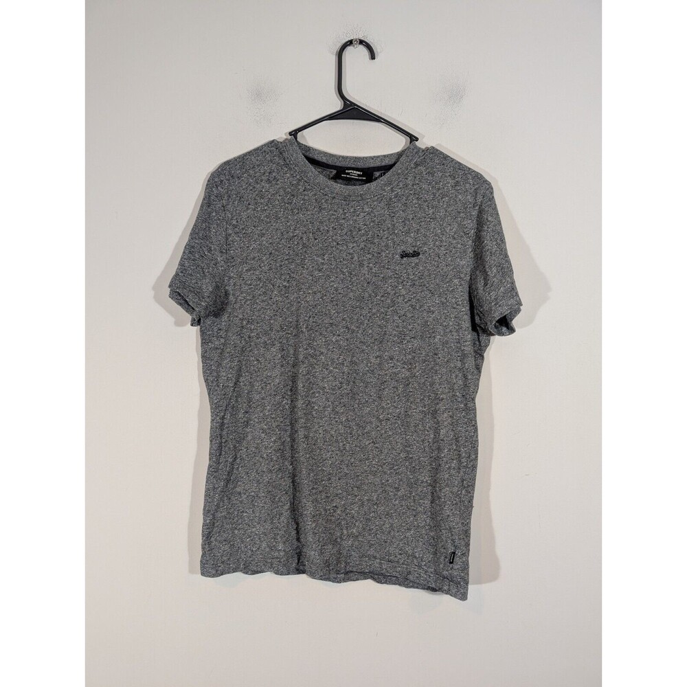 Superdry Men Short Sleeve Crew Neck Shirt Gray‎ Sz S Casual Outdoor Athleisure